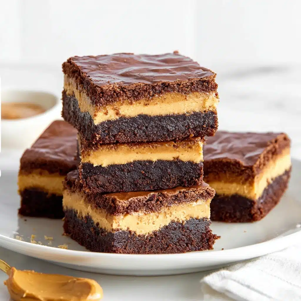 Peanut Butter Stuffed Brownies Recipe - Recipe Image