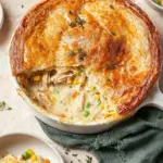Skillet Chicken Pot Pie with Puff Pastry Recipe