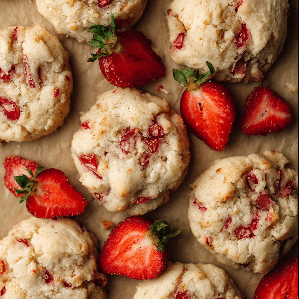Strawberry Cheesecake Cookies Recipe - Recipe Image