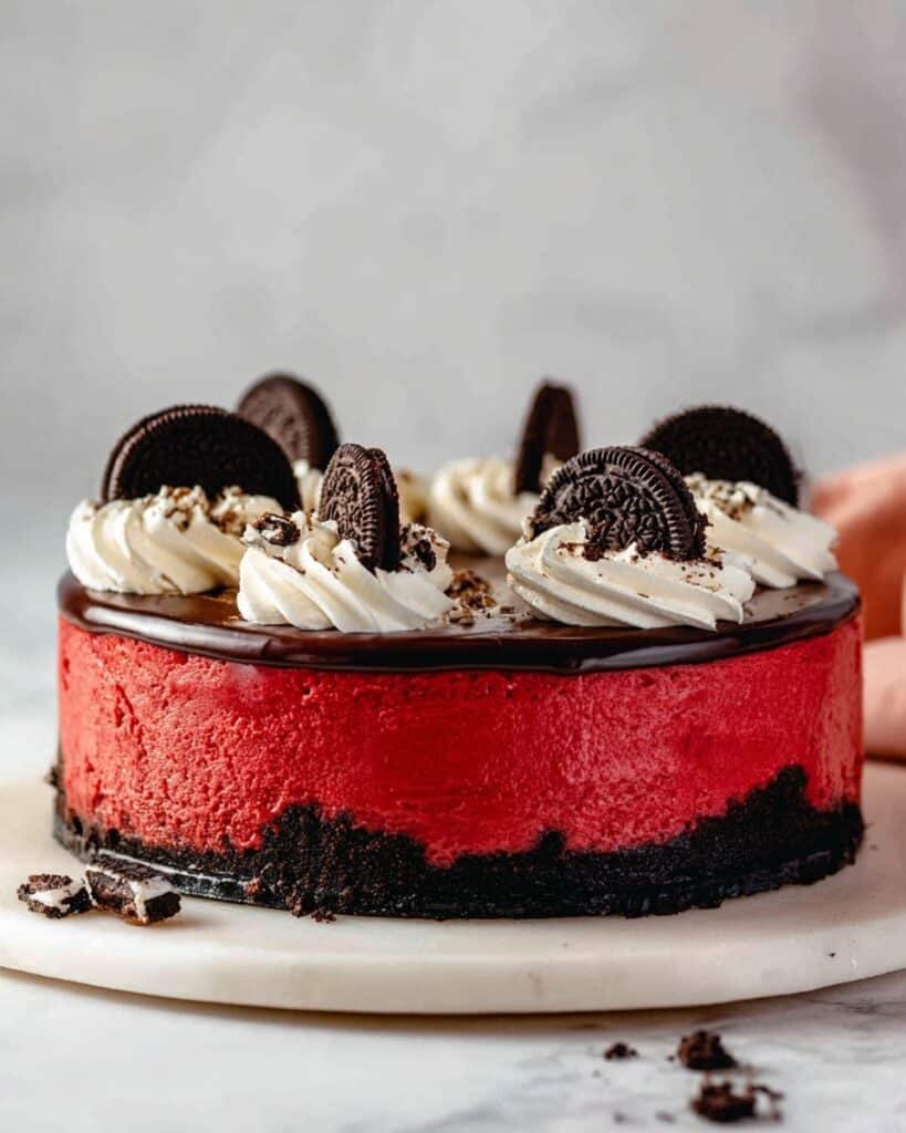 Red Velvet Oreo Cheesecake Recipe
