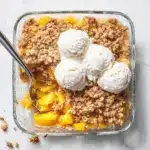 Peach Crisp with Canned Peaches Recipe