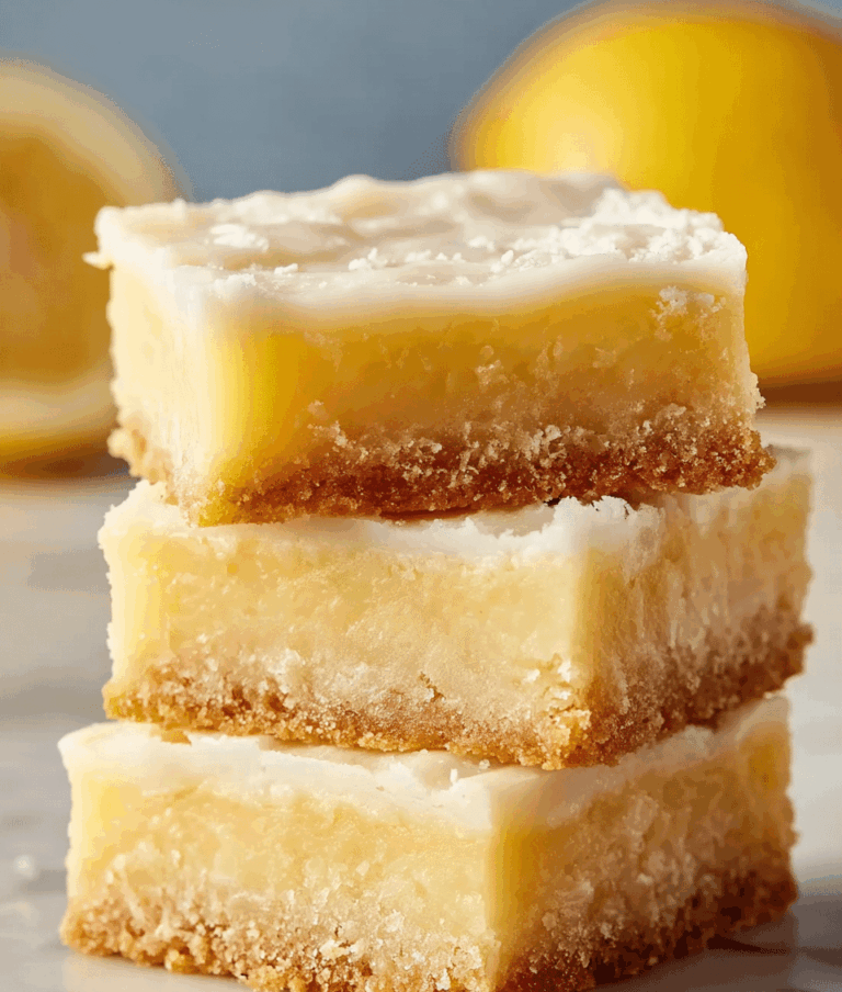 Lemon Brownies Recipe