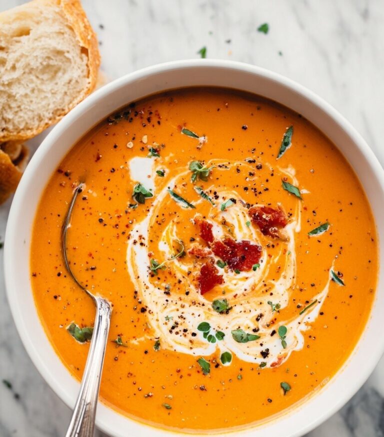 Roasted Red Pepper Gouda Soup Recipe