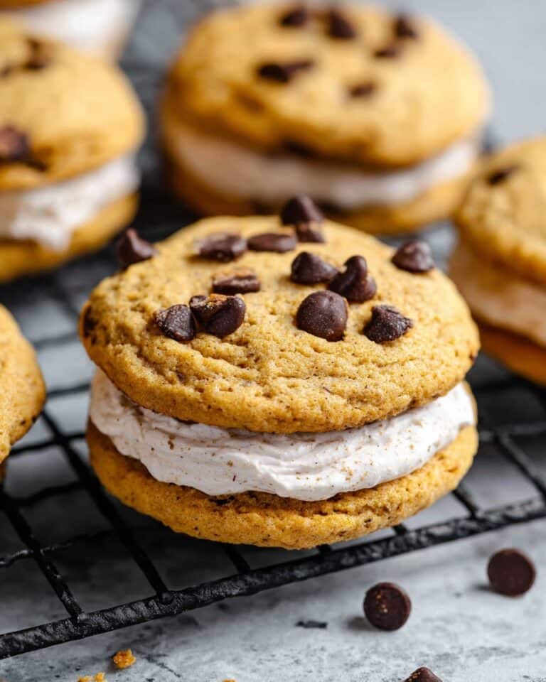 Pumpkin Chocolate Chip Sandwich Cookies Recipe