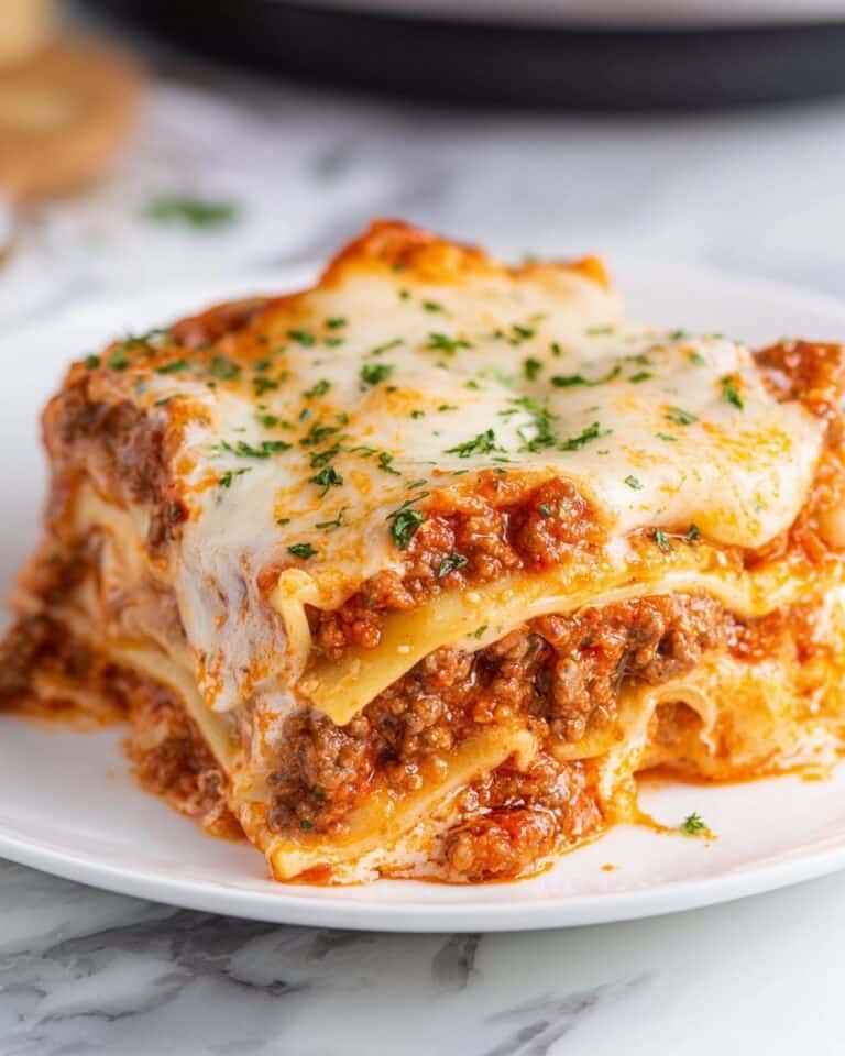 Easy Crockpot Lasagna Recipe