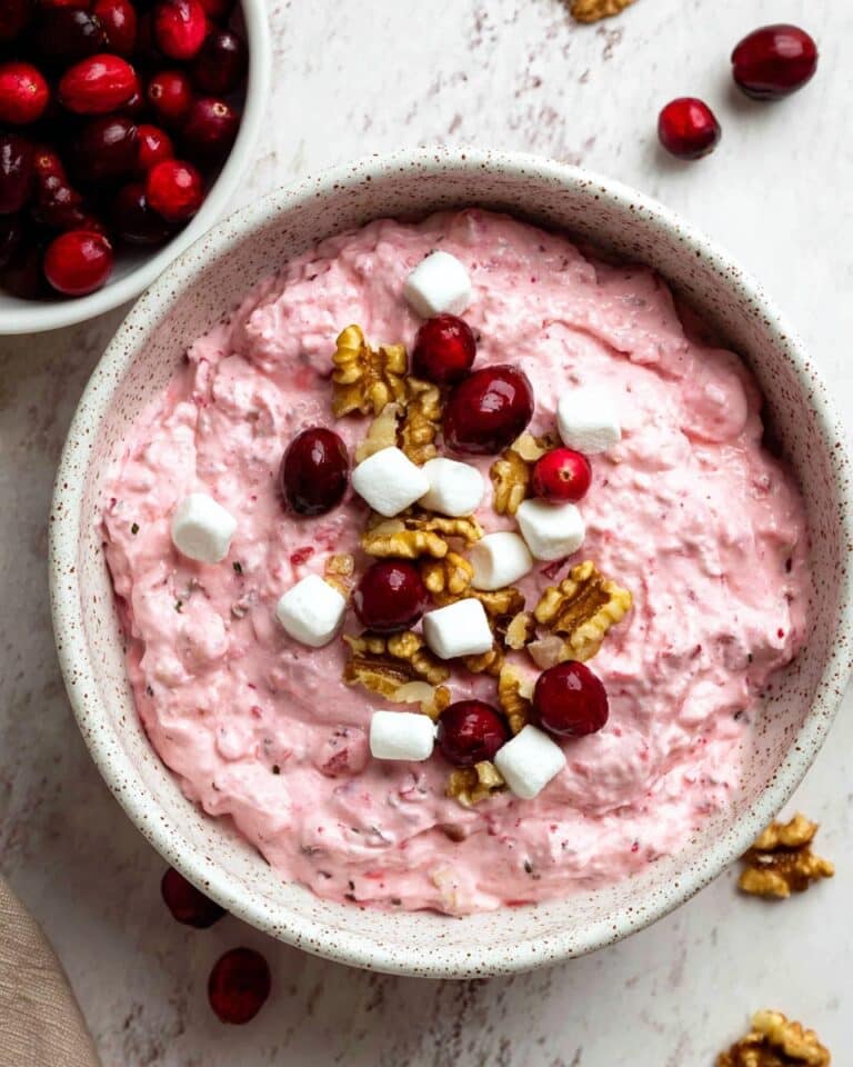 Cranberry Cheesecake Fluff Recipe