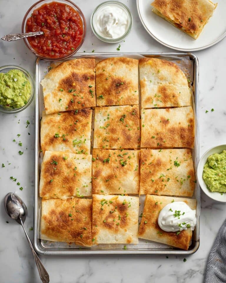 Sheet Pan Quesadillas Recipe