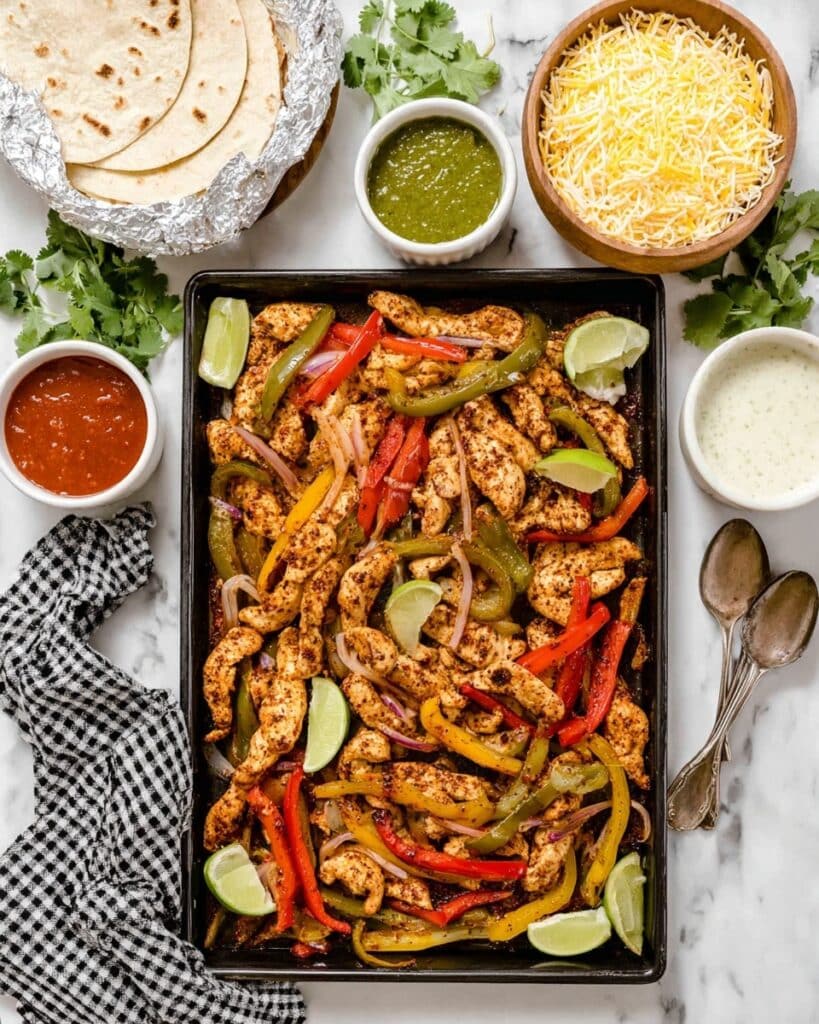 Sheet Pan Fajitas (Chicken) Recipe