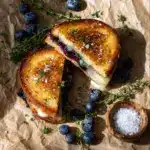 Blueberry White Cheddar Grilled Cheese Recipe