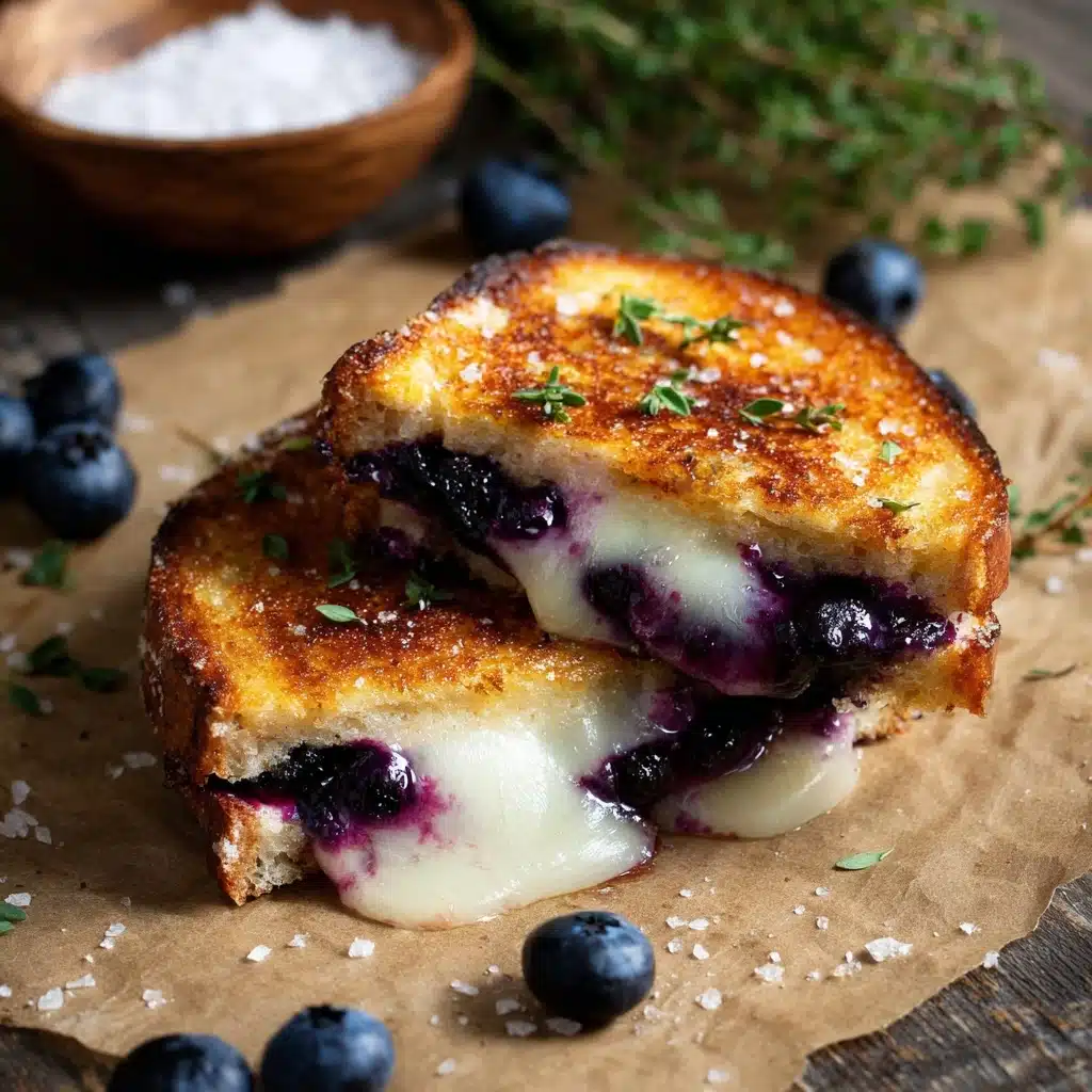 Blueberry White Cheddar Grilled Cheese Recipe - Recipe Image
