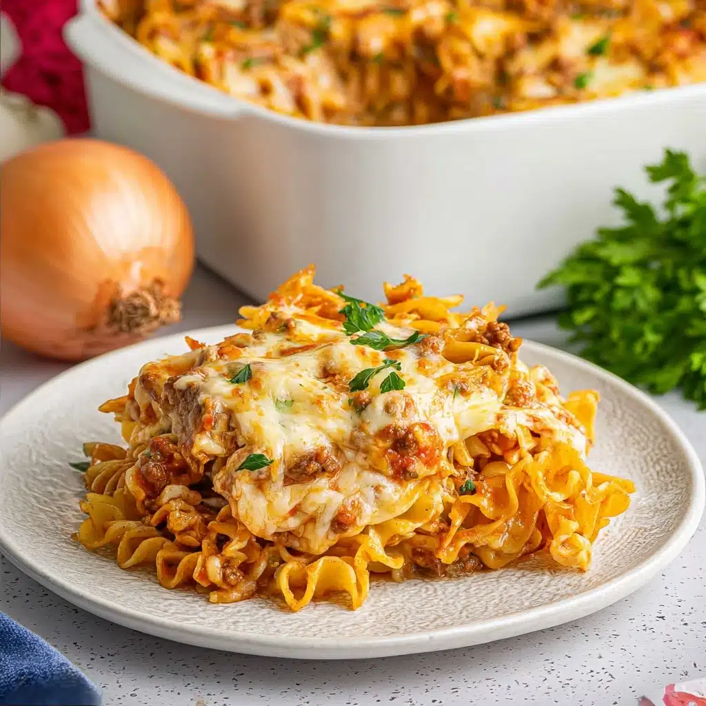 Beef Noodle Casserole Recipe - Recipe Image