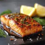 Crispy Honey Garlic Glazed Salmon Recipe