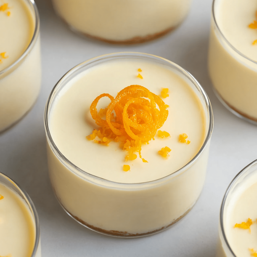 Creamy White Chocolate Orange Mousse Recipe - Recipe Image