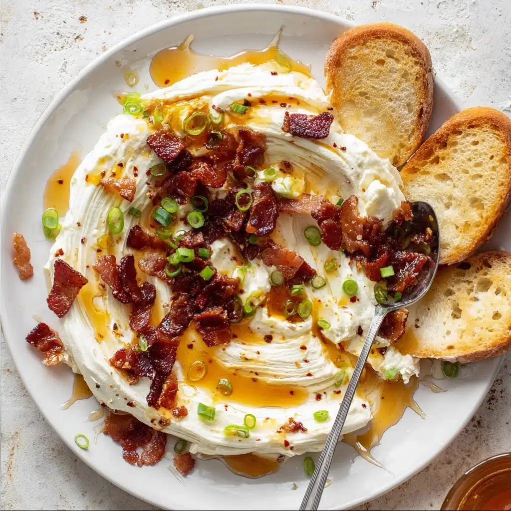 Hot Honey and Bacon Whipped Goat Cheese Recipe