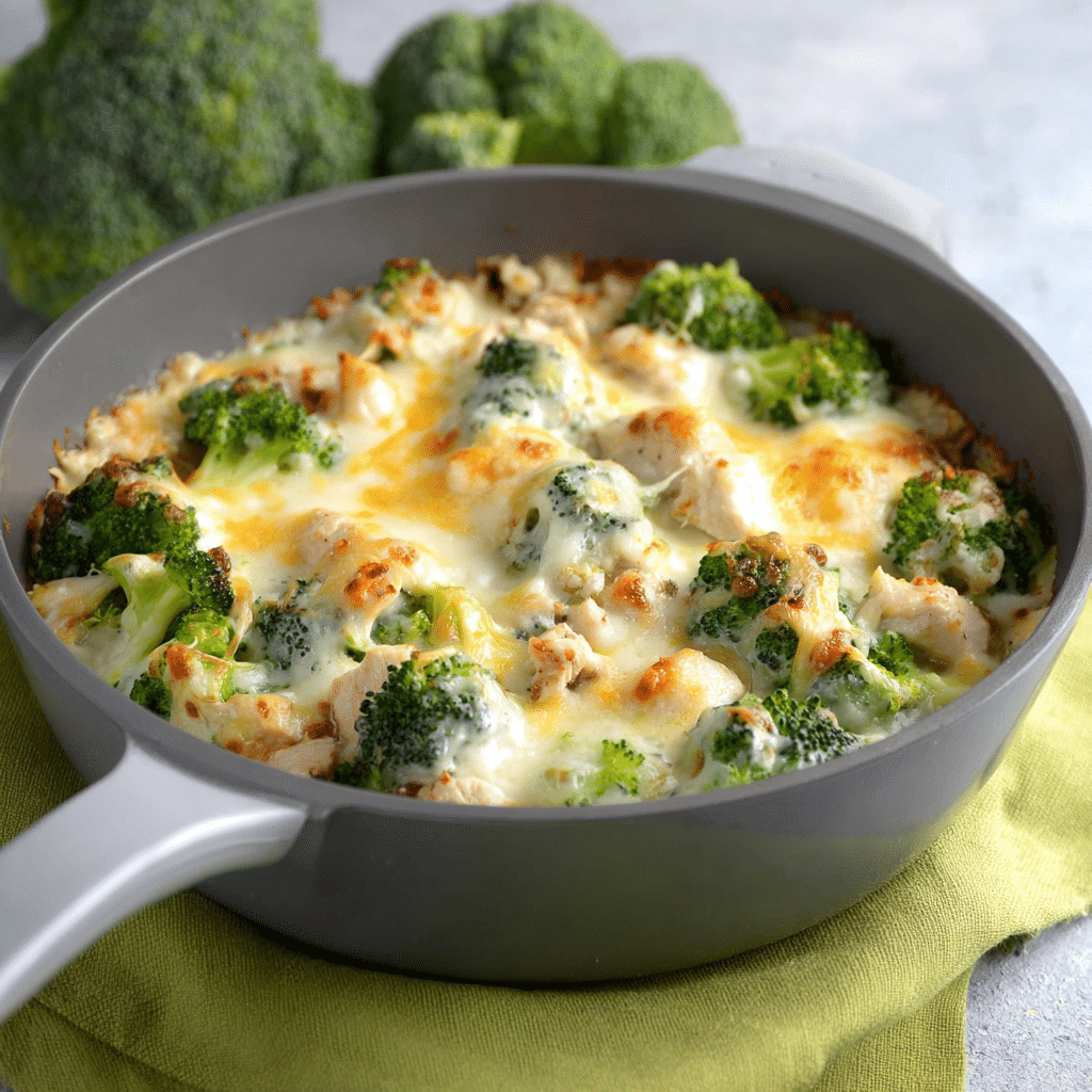 Keto Chicken Broccoli Casserole Recipe - Recipe Image