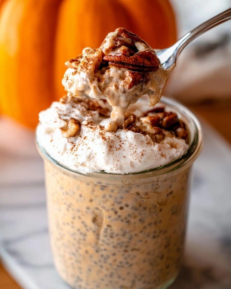 High Protein Pumpkin Overnight Oats Recipe
