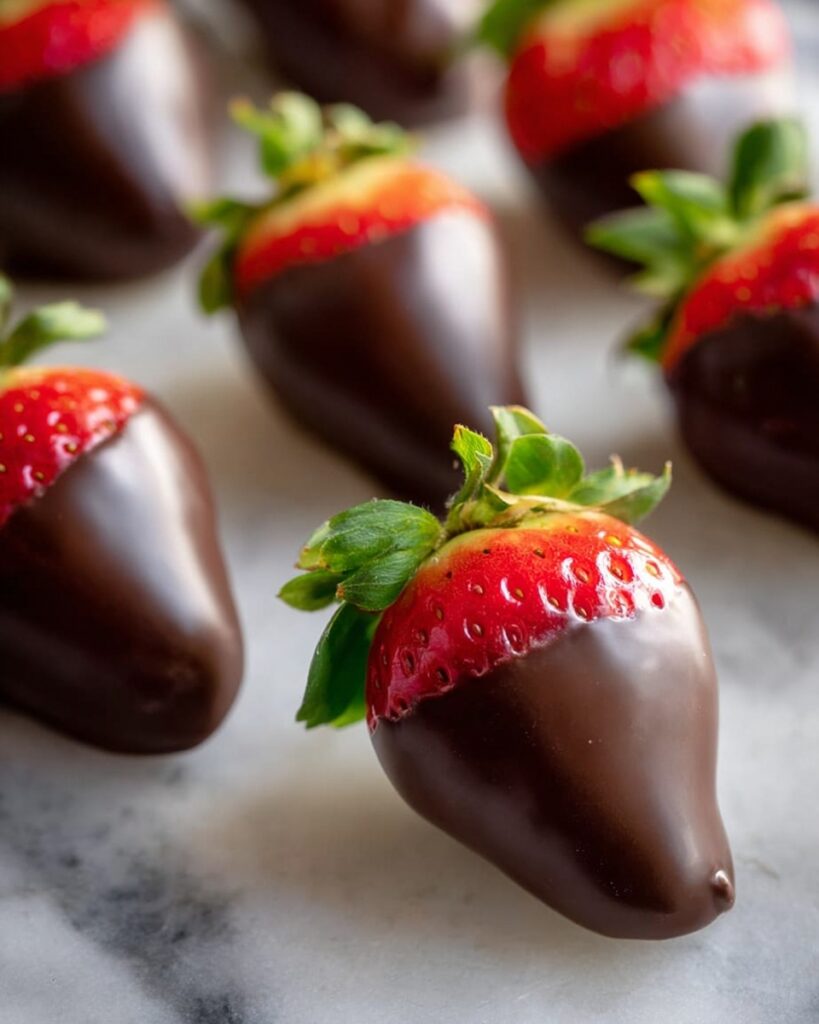 Gourmet Chocolate Covered Strawberries Recipe