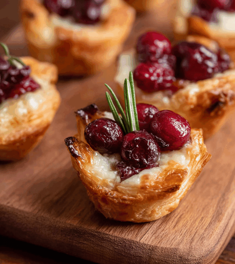 Cranberry Brie Bites Recipe