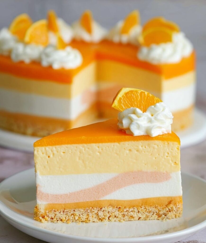 No-Bake Orange Creamsicle Cheesecake Recipe
