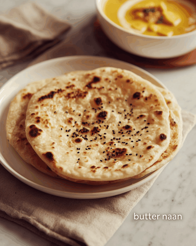 Healthy Whole Wheat Butter Naan Recipe