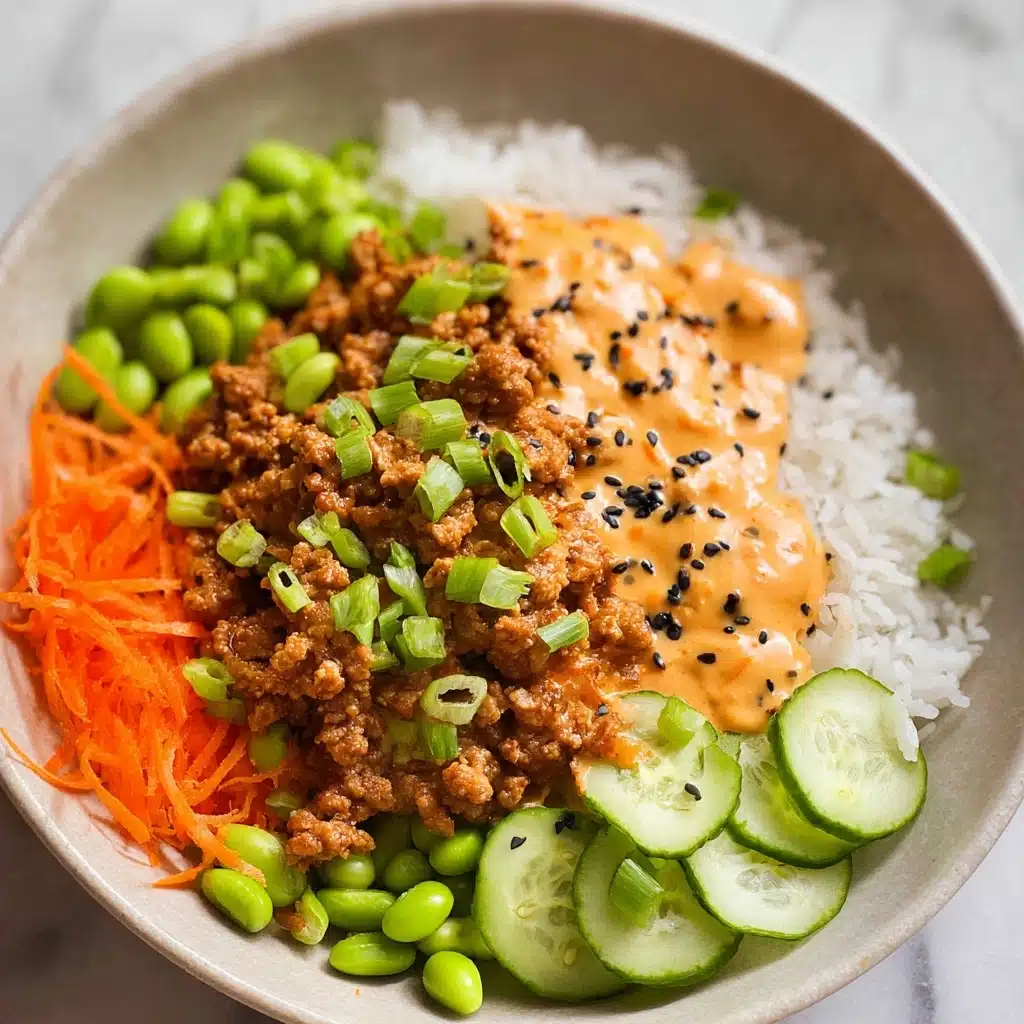 Ground Turkey Rice Bowls with Bang Bang Sauce Recipe - Recipe Image