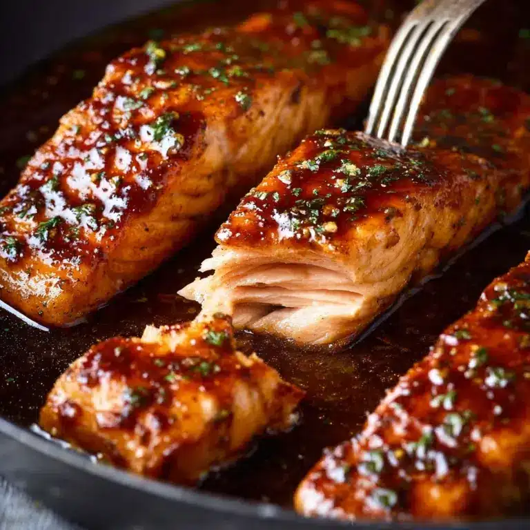 Honey Garlic Glazed Salmon Recipe