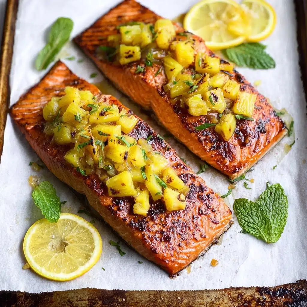 Honey Pineapple Salmon Recipe - Recipe Image