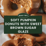 Pumpkin Donuts with Brown Sugar Glaze Recipe