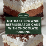 Brownie Refrigerator Cake Recipe