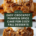 Sweet Crockpot Pumpkin Spice Cake Recipe