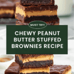 Peanut Butter Stuffed Brownies Recipe