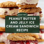Peanut Butter and Jelly Ice Cream Sandwiches Recipe