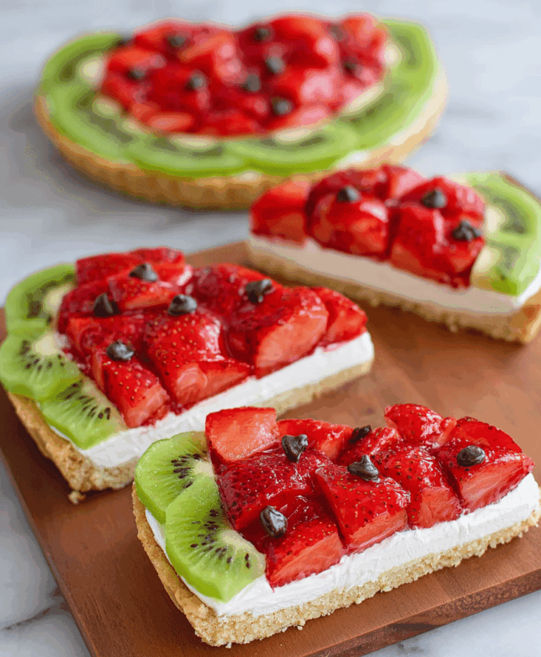 Strawberry Kiwi Fruit Pizza Watermelon Recipe