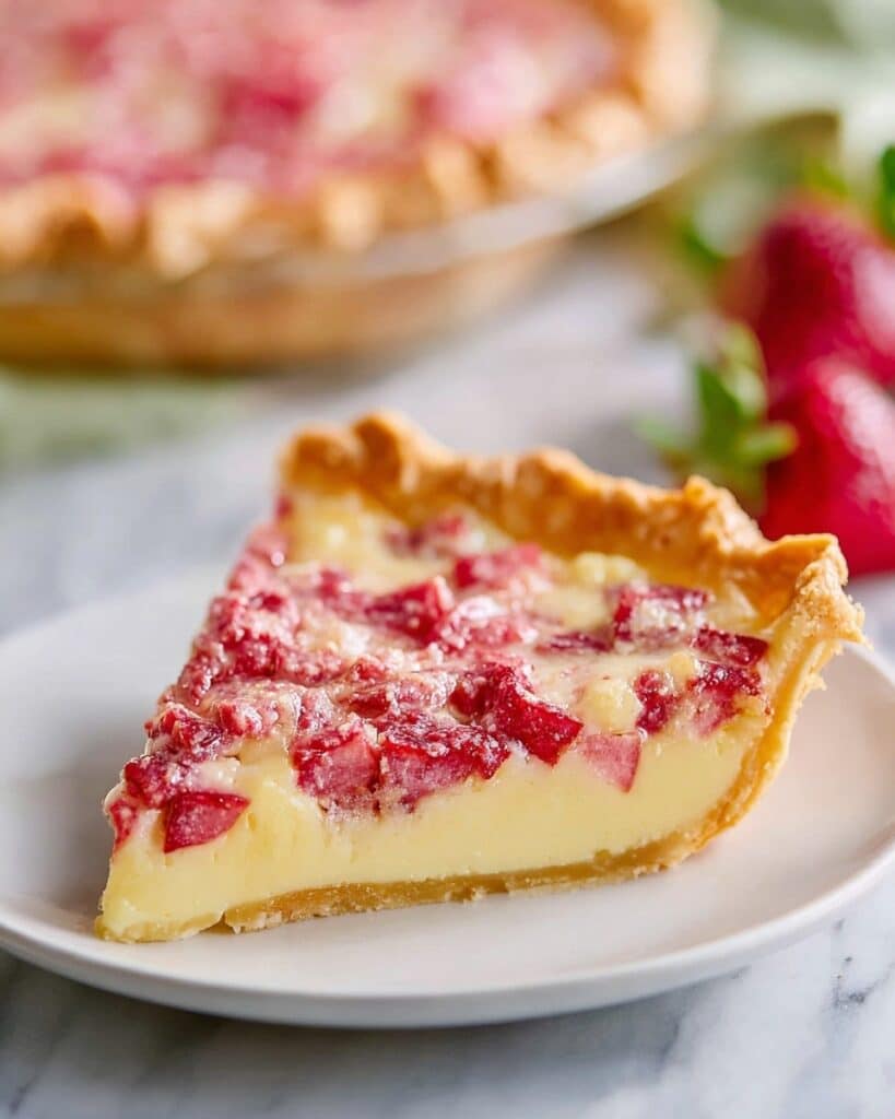 Rhubarb Custard Pie Recipe