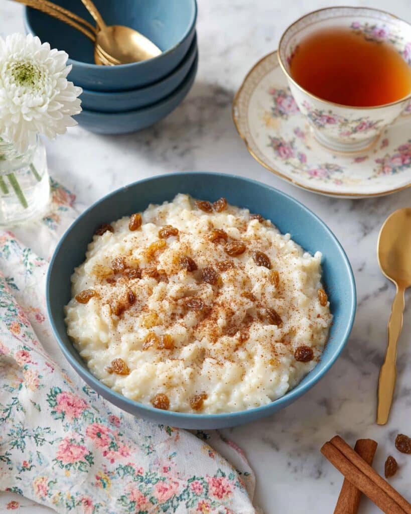 Creamy Rice Pudding with Raisins and Cinnamon Recipe