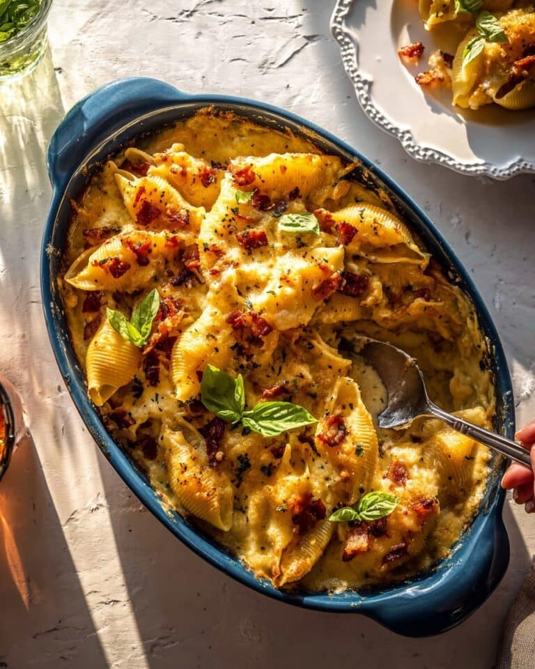 Mix and Bake Pumpkin Gouda Shells Recipe