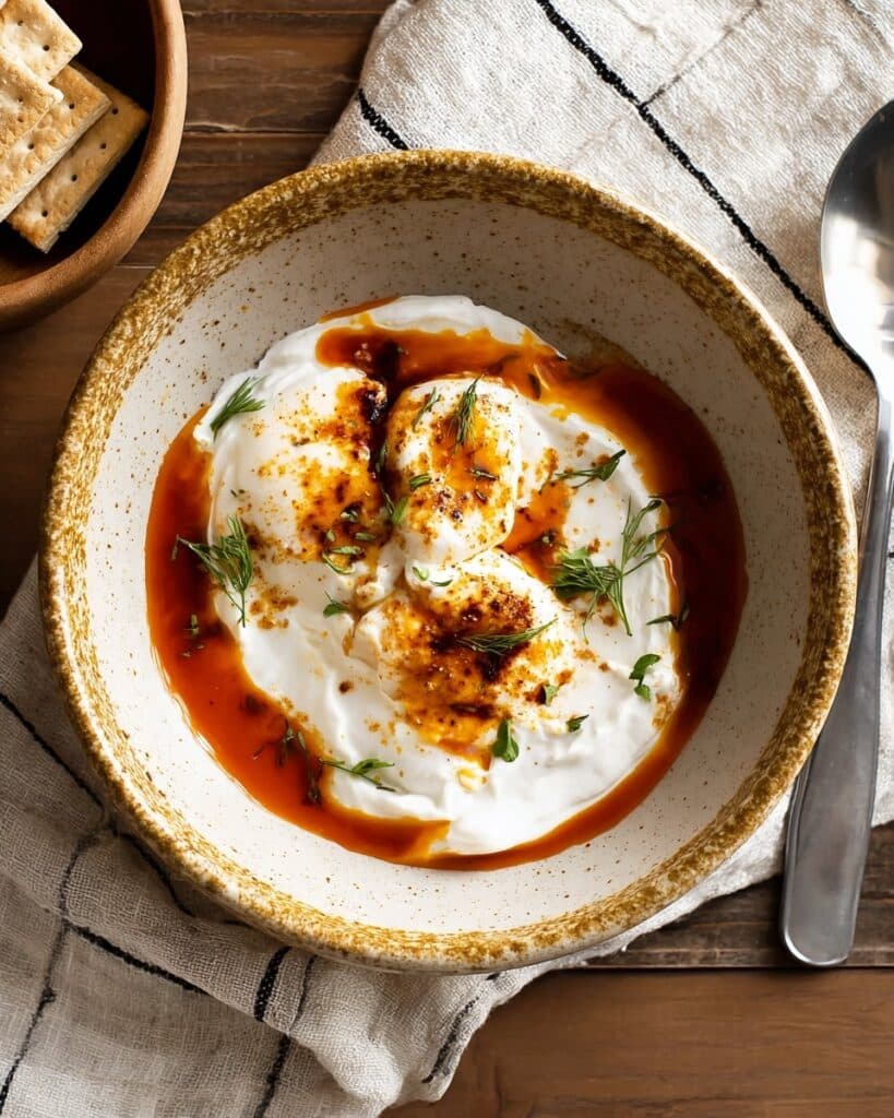 Turkish Eggs (Cilbir) Recipe