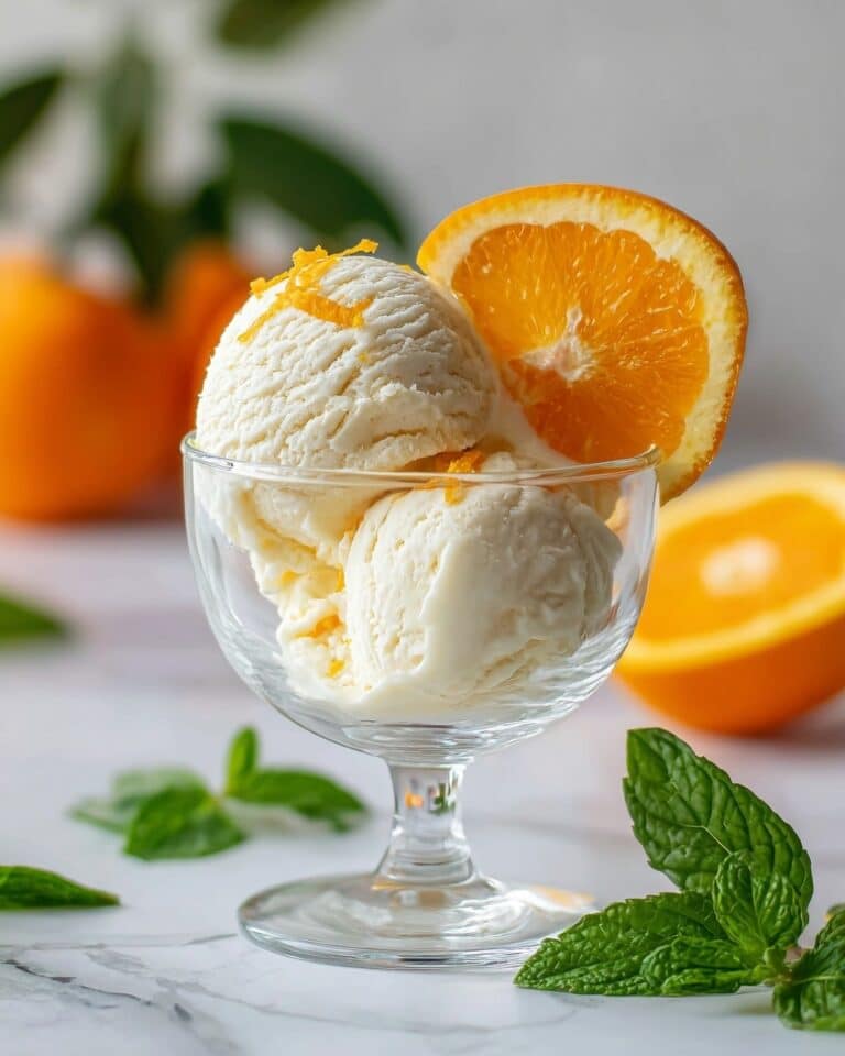 2-Ingredient Orange Sherbet Recipe