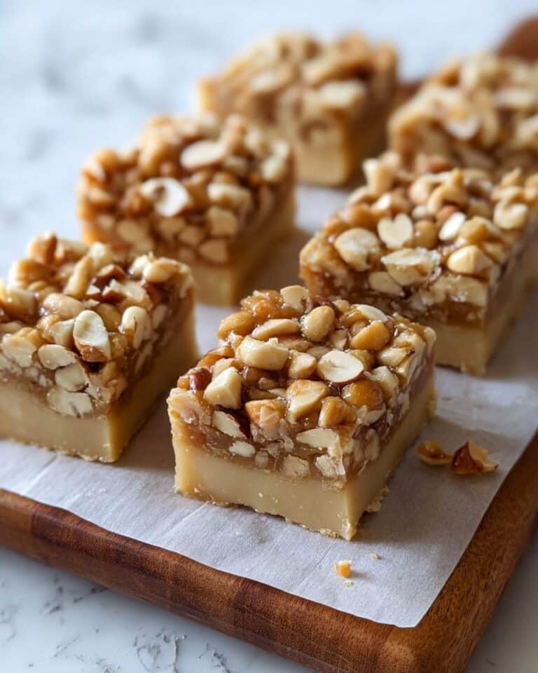 No Bake Payday Nut Squares Recipe