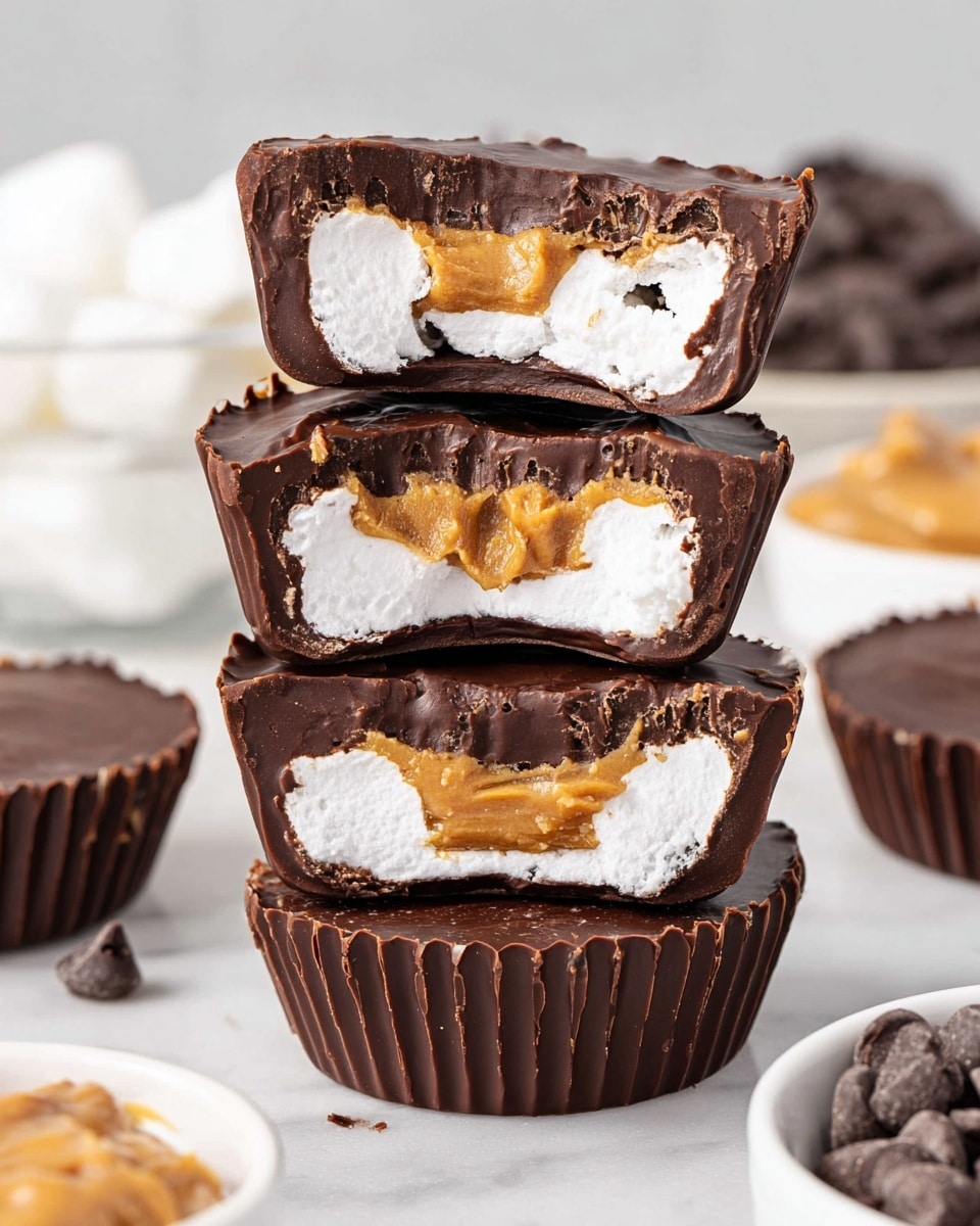 Peanut Butter Marshmallow Cups Recipe