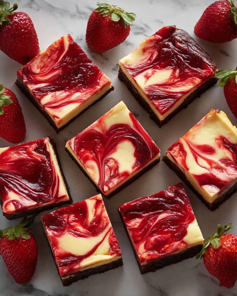 Strawberry Cheesecake Brownies Recipe