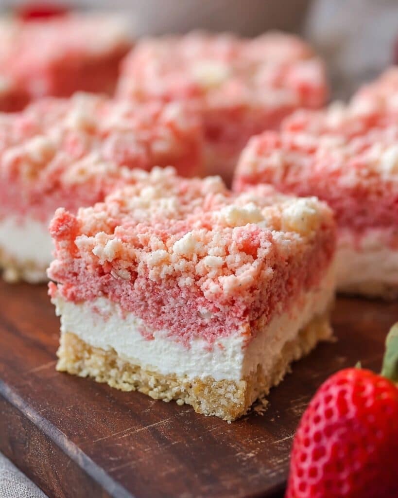 Strawberry Crunch Brownies Recipe