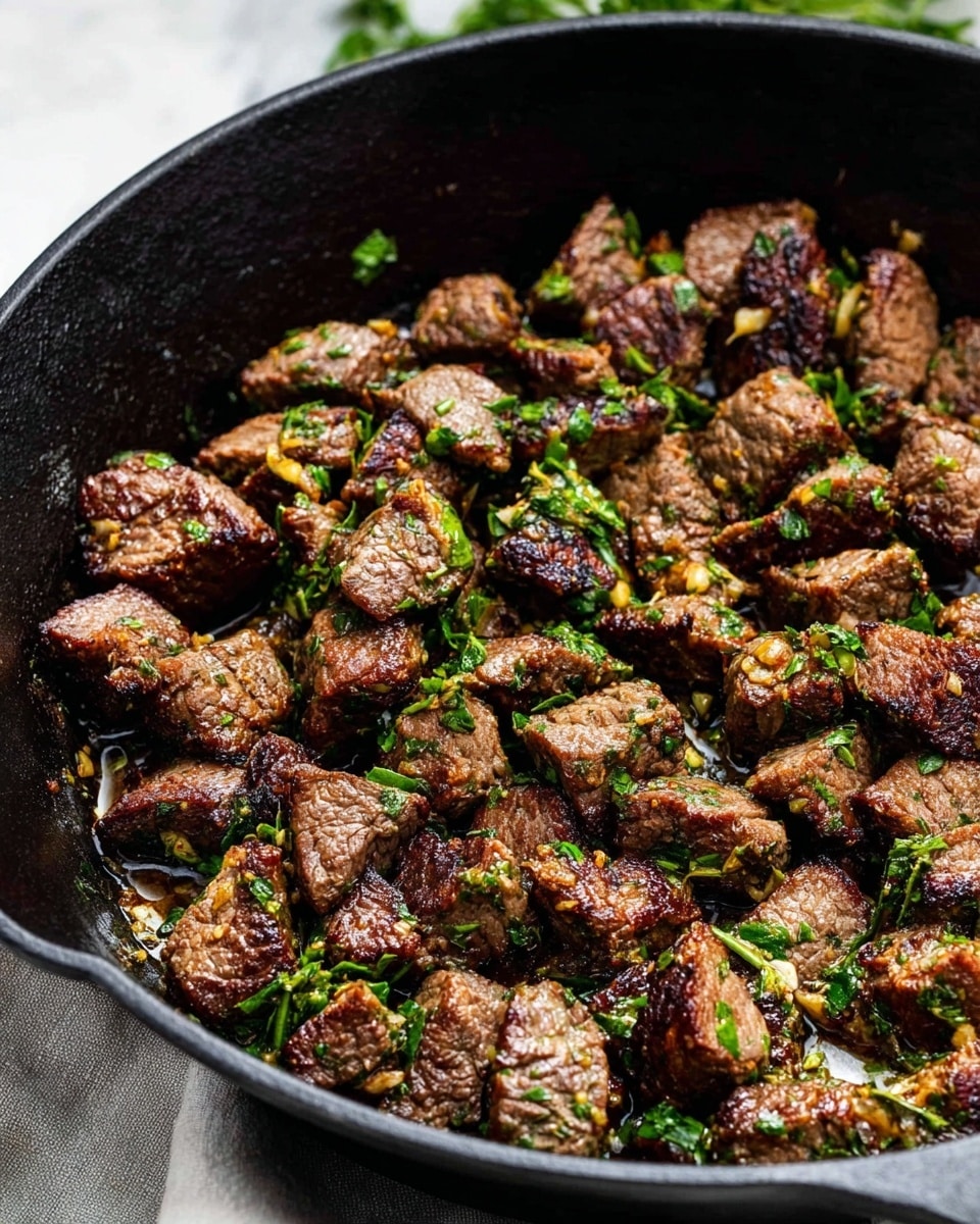 Garlic Butter Steak Bites Recipe
