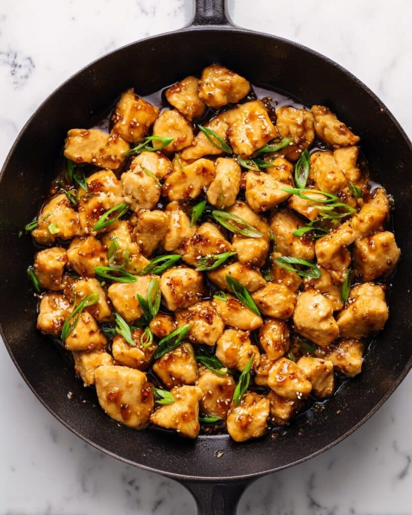 Honey Garlic Chicken Bites Recipe