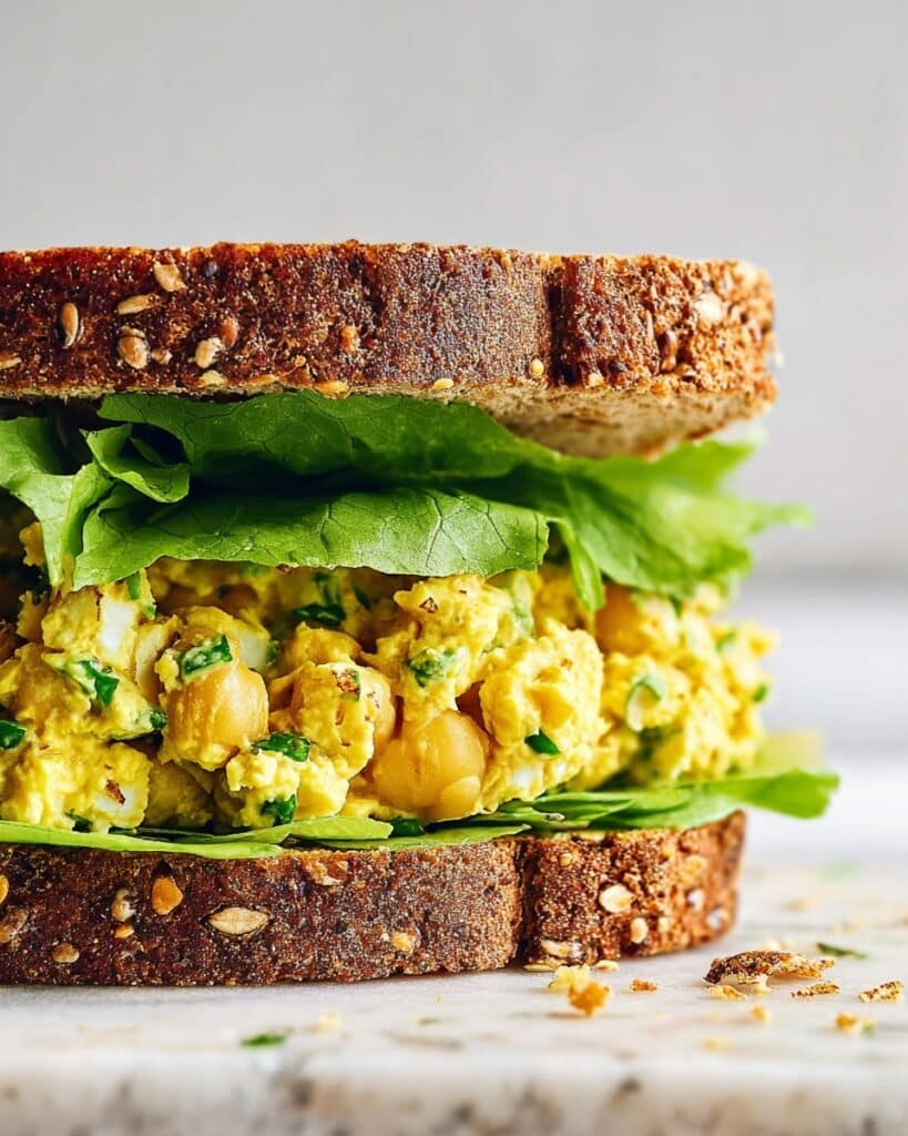 Vegan Smashed Chickpea Sandwich Recipe
