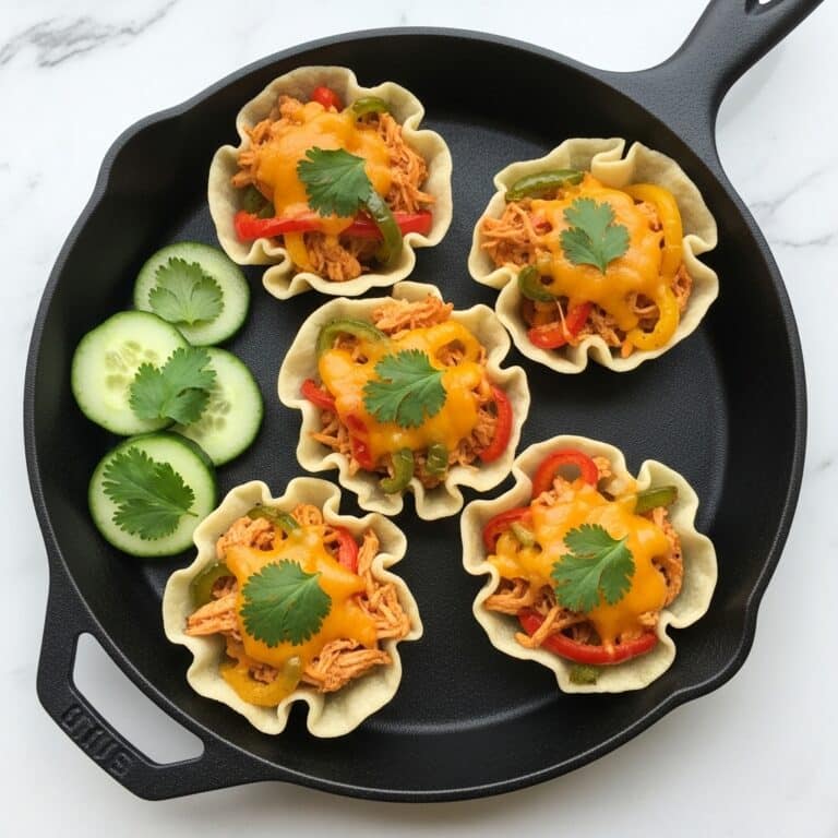 Easy Chicken Fajita Cups Recipe