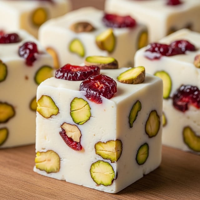 Cranberry Pistachio Fudge Recipe