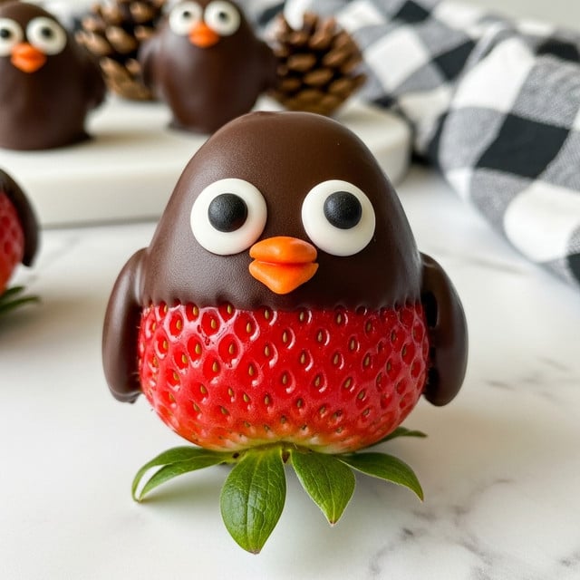 Chocolate Covered Strawberry Penguins Recipe