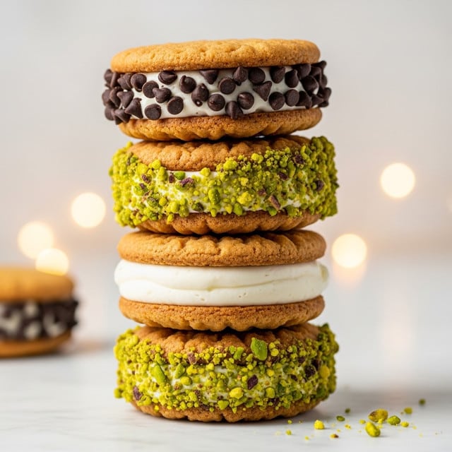 Cannoli Sandwich Cookies Recipe