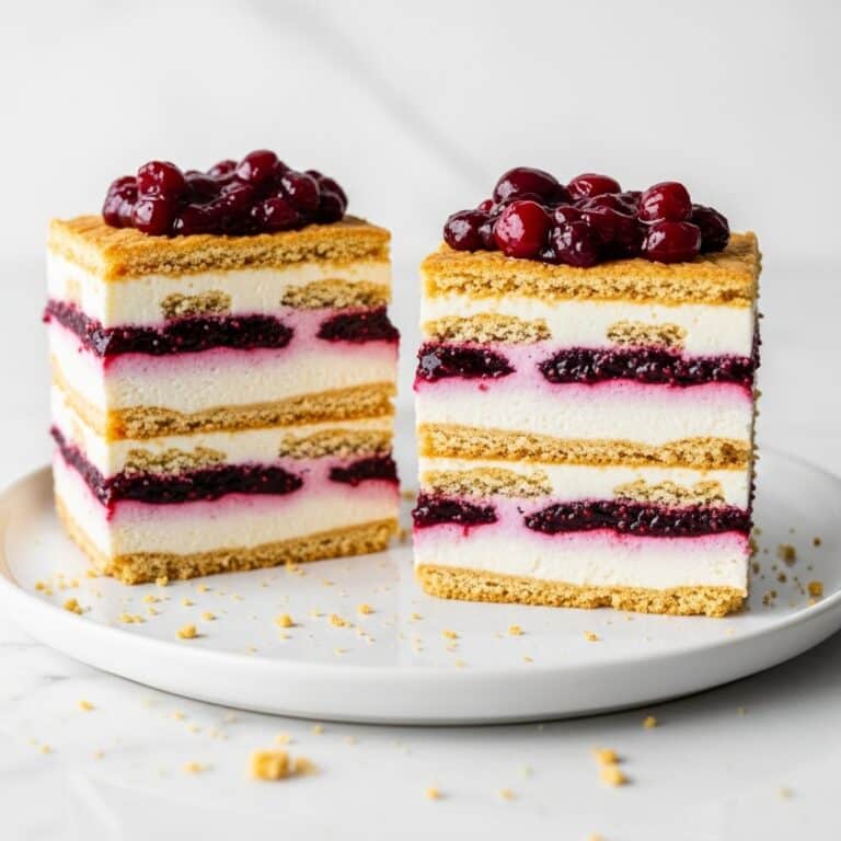 Cherry Cheesecake Icebox Cake Recipe